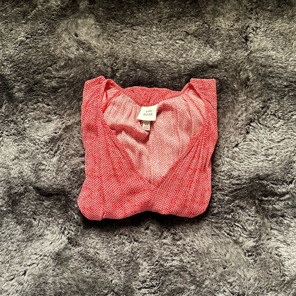 Red Flowy Mini Dress